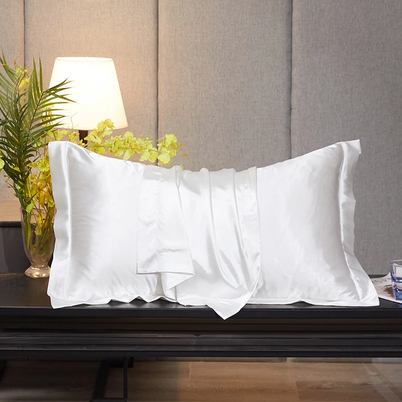 Imitation Silk Pillowcase Ice Silk Bedding Pillow Towel Single Silk Pillowcase