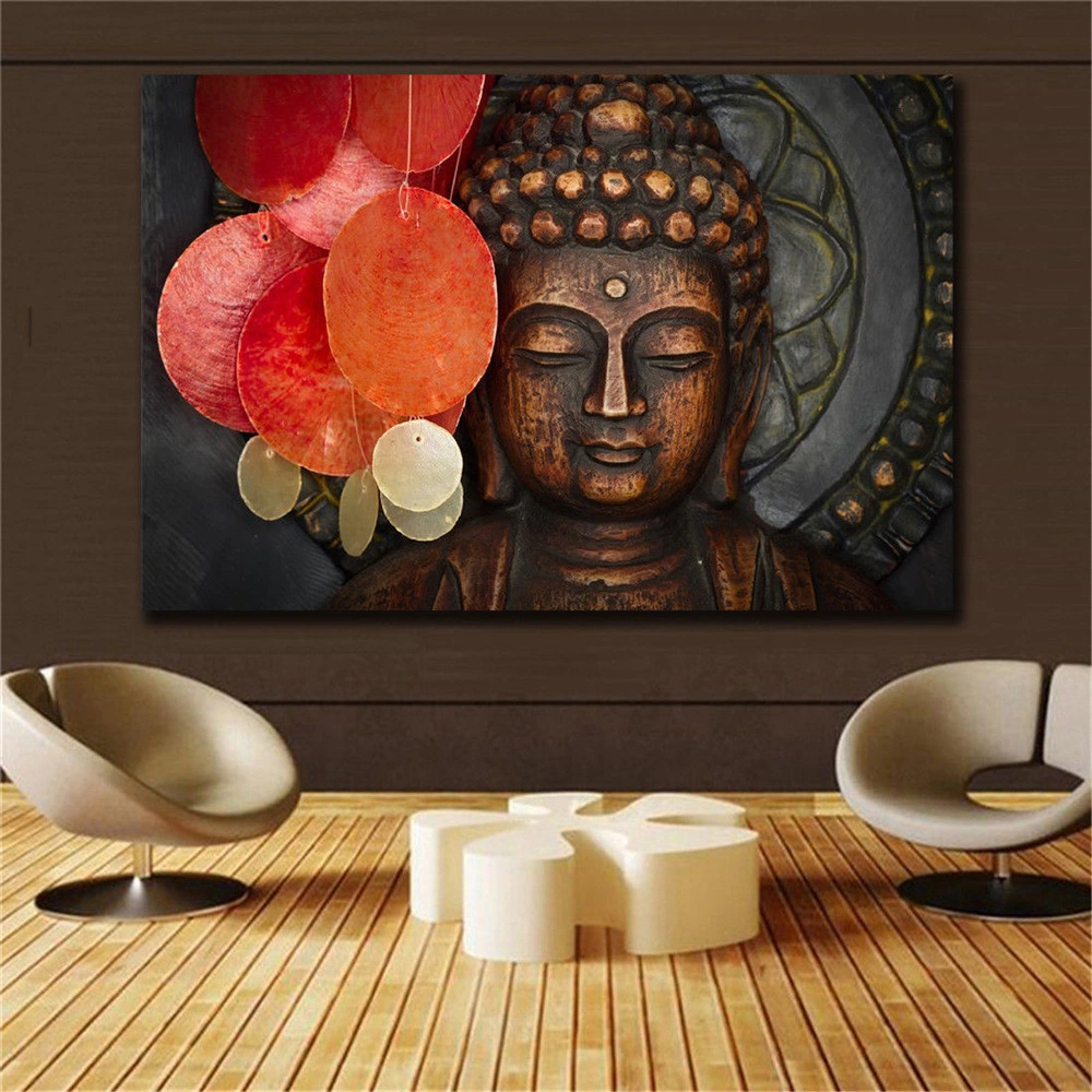 Hd Inkjet Oil Painting Hotel Home Decoration Hanging Painting Canvas Painting Core Single Buddha Aliexpress Ebay Zinc