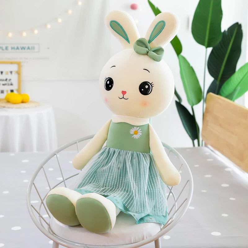 Cute Cloth Doll Princess Rabbit Plush Toy Pillow