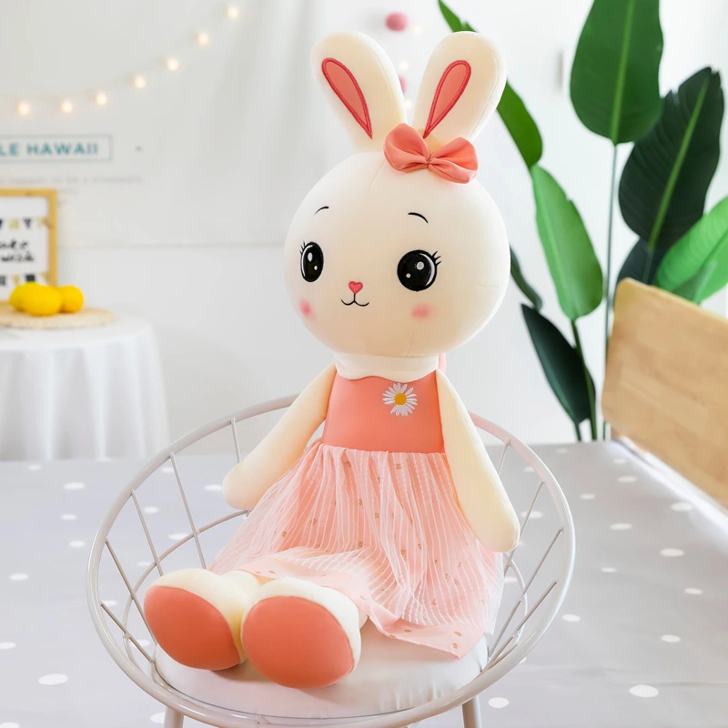 Cute Cloth Doll Princess Rabbit Plush Toy Pillow