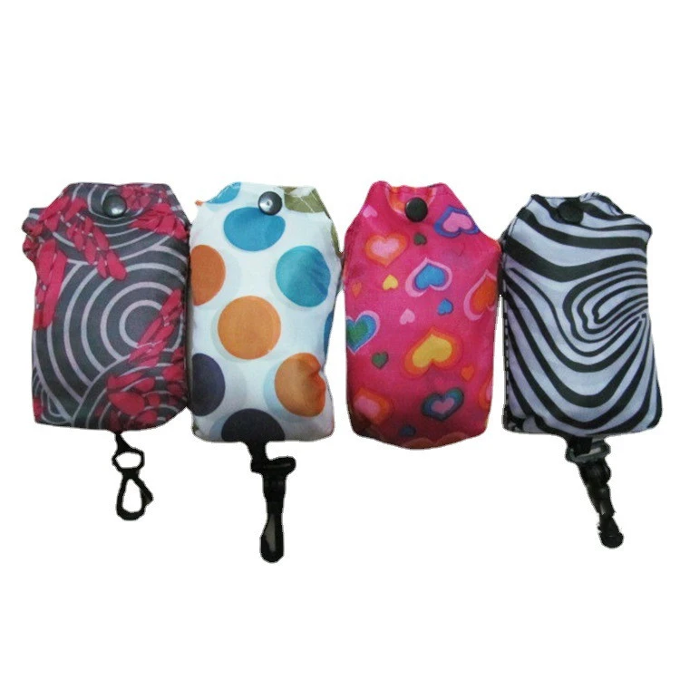 Polyester Floral Fabric Folding Storage Bag