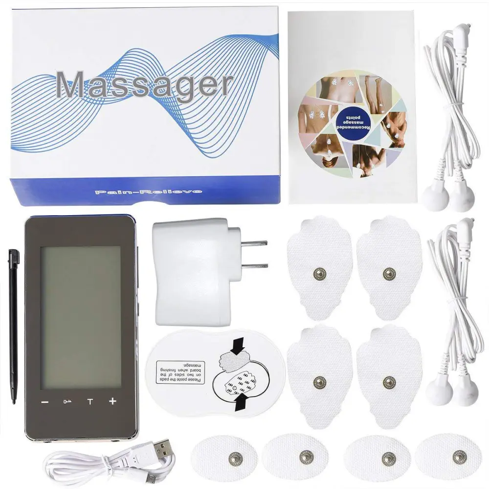 12 Modes Touch Screen Rechargeable Low-frequency Digital Meridian Physiotherapy Instrument