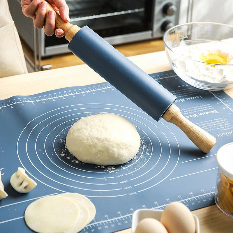 Thickened Non-slip Panel Rolling Pin And Non-stick Mat Large