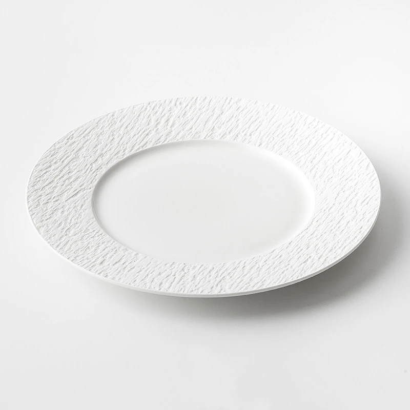 Nordic Creative Stone Pattern Western Steak Plate Simple