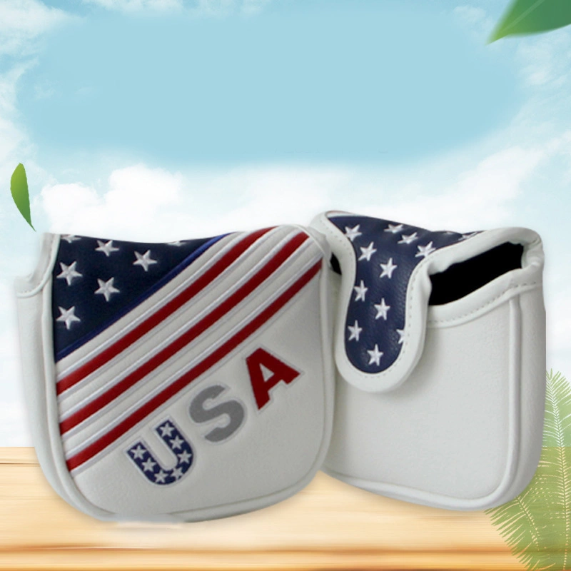 Simple Golf Putter PU Stitching Embroidery