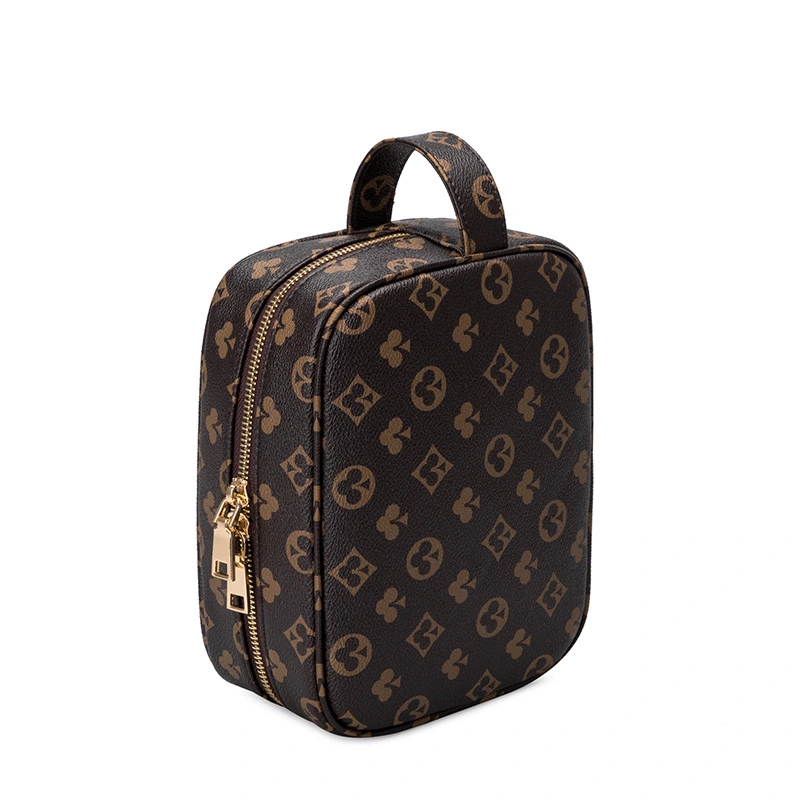 Portable Retro Printing Large-Capacity Clutch