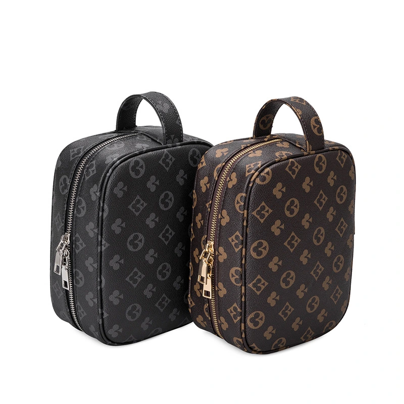 Portable Retro Printing Large-Capacity Clutch