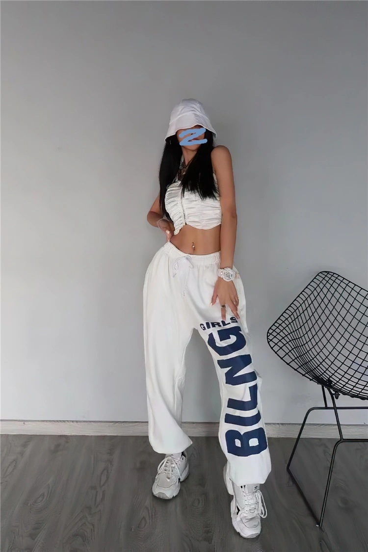 Women's Thin Loose-fitting Letter Guard Pants