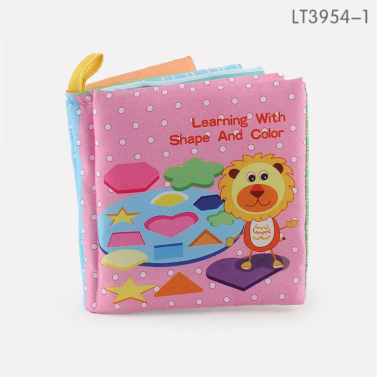 Baby Three-dimensional Palm Cloth Book Early Education Toys English Animal Digital Cognition