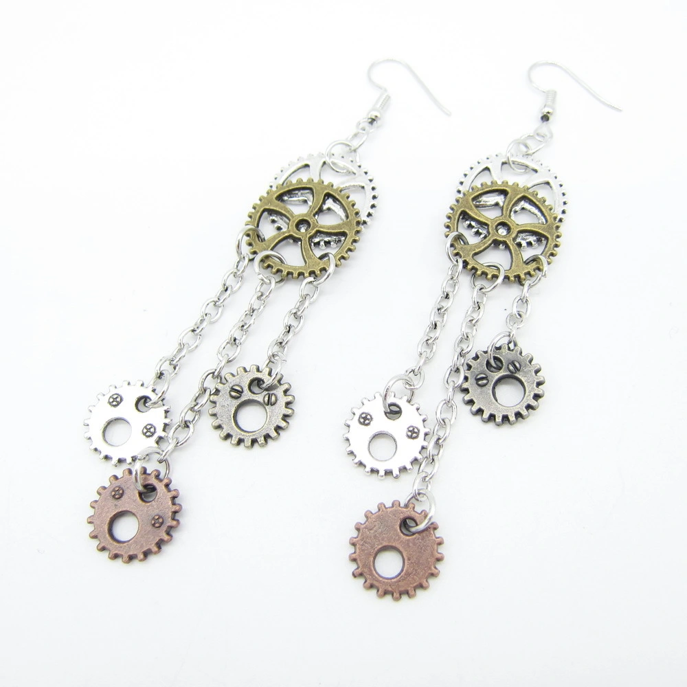 Jewelry Vintage Gear Earrings Steampunk