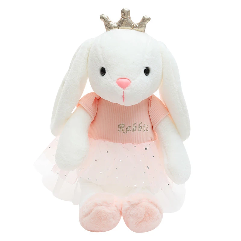 Super Cute Rabbit Plush Toy Queen Size Bed Sleeping Pillow Cute Princess Rabbit