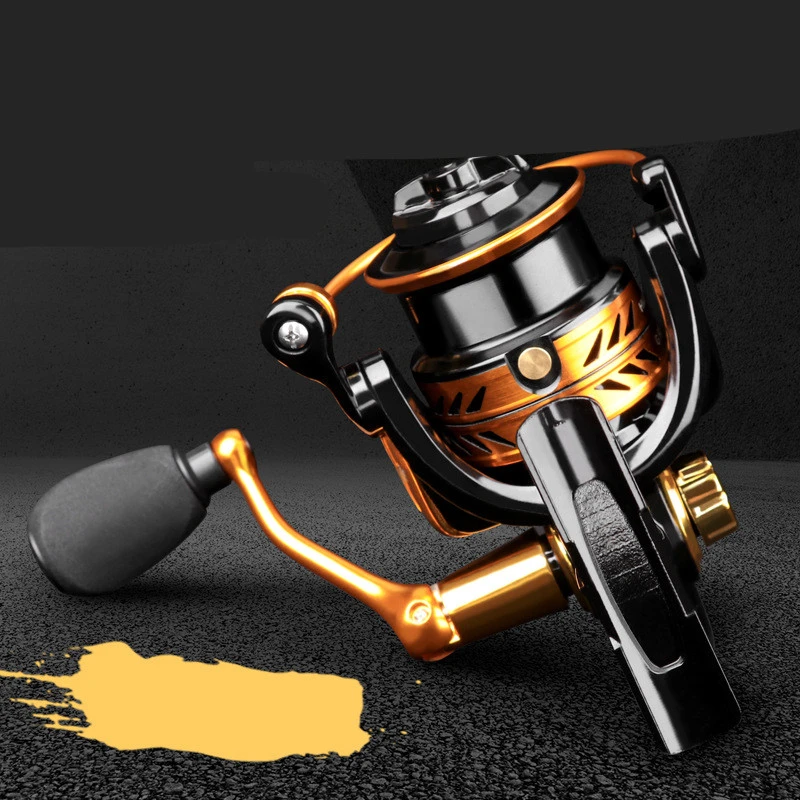 Metal Oblique Mouth Sea Rod Spinning Wheel Fishing Tackle