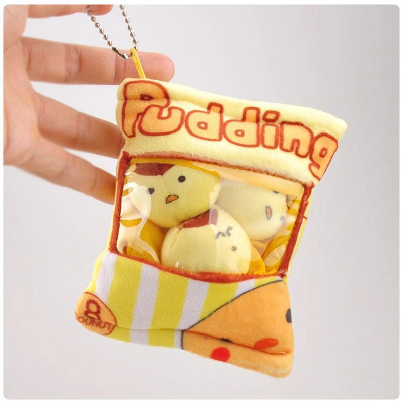 Plush snack bag pendant