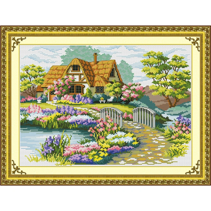 New Cross Stitch Material Package Living Room Crafts Beautiful Home