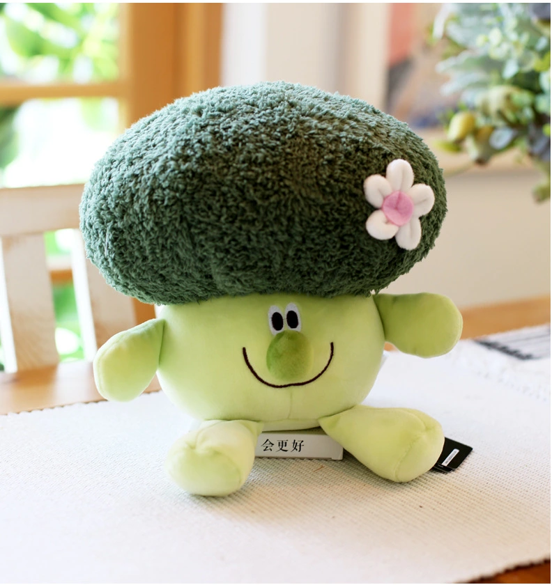 Funny Vegetable Cauliflower Plush Toy Doll For Children Photo Studio Photography Props