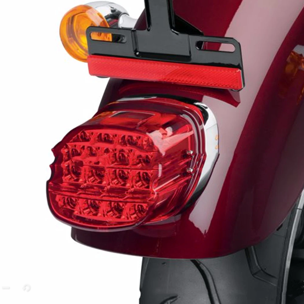 Taillight Suitable For Harley Motorcycle LED Rear Lamp Stop Lamp Fatty 883 1200 Gliding Taillight