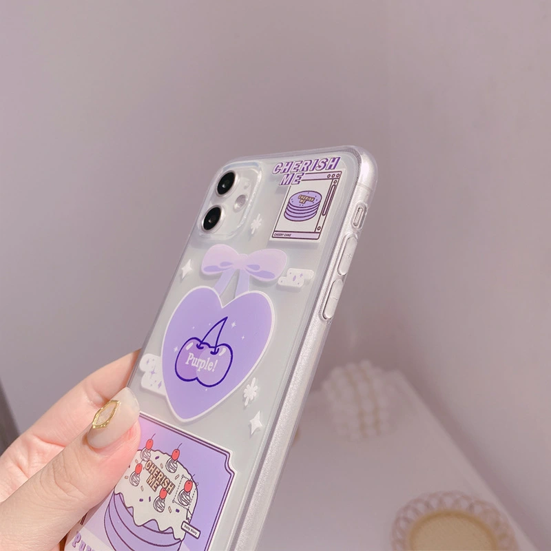 Compatible with Apple, Ins girl  iPhone case 11Pro Max anti-drop