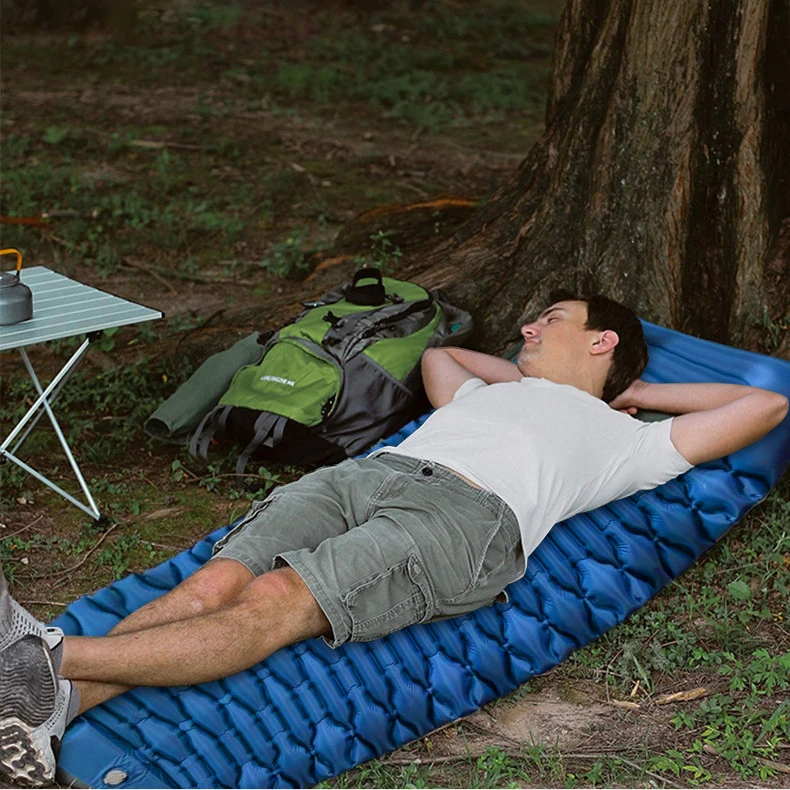 Outdoor Foot Pump Automatic Inflatable Sleeping Mat