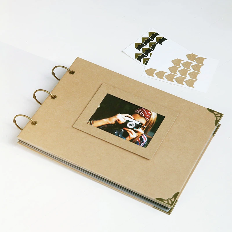 Kraft Paper Photo Album  Diy Handmade Souvenir Book