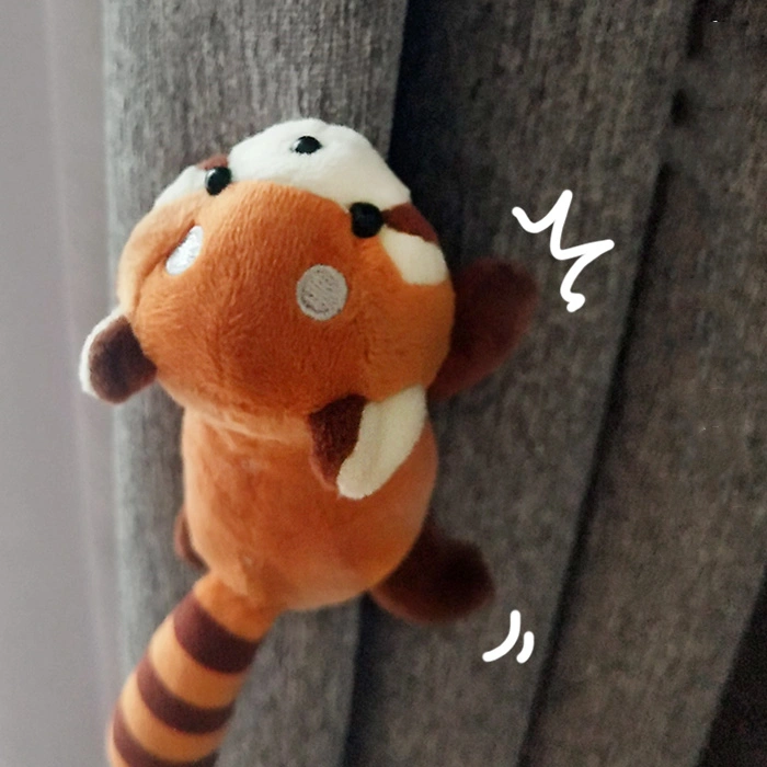 Red Panda Doll Brooch Plush Animal Multi-function Pin