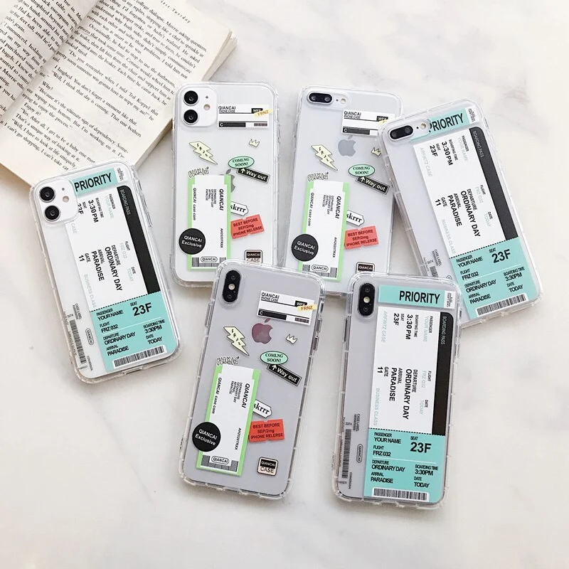 Green Label Transparent Air Pressure Drop Resistant Mobile Phone Case