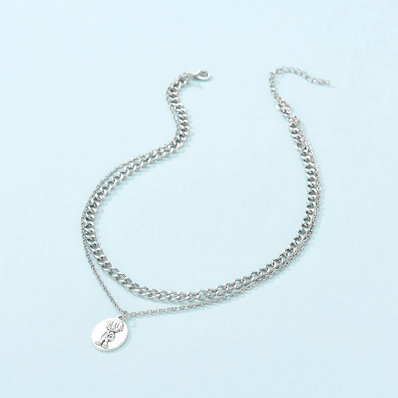 All-match Xiaoqing Necklace Female Simple