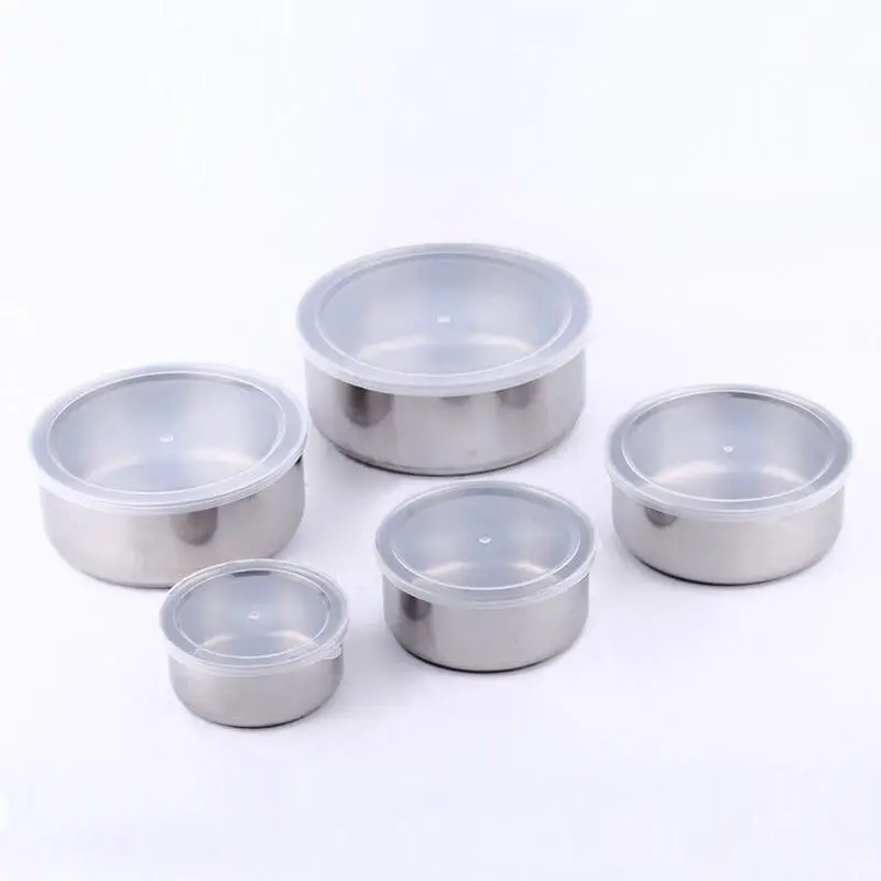 Stainless Steel Ice Bowl Color Korean Bento Box