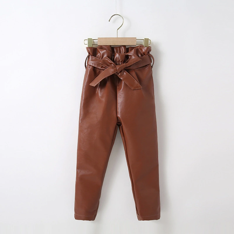 New Spring And Autumn Korean Fashion Trendy Women's Leather Trousers