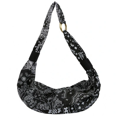 Fashion Multicolor Mixed Cashew Nut Flower REMAKE Diagonal Cloth Bag
