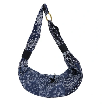 Fashion Multicolor Mixed Cashew Nut Flower REMAKE Diagonal Cloth Bag