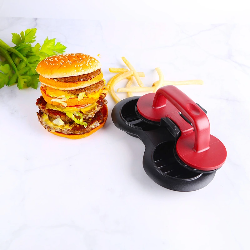 Two-Hole Manual Hamburger Press Kitchen Tool