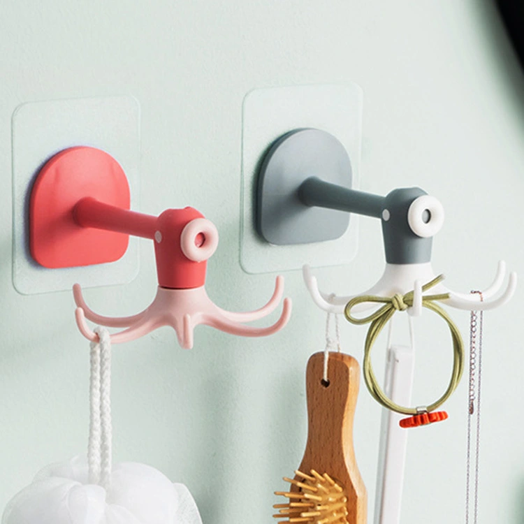 360-degree Rotatable Six-claw Hook For Kitchen Storage