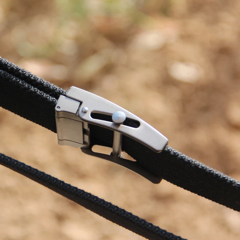 Men's Casual Smooth Buckle Canvas Belt