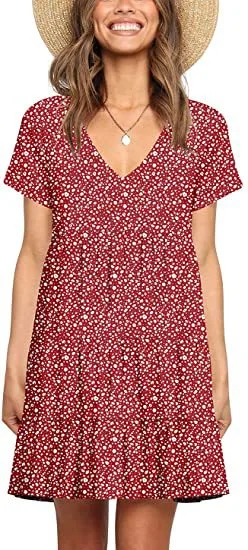European And American Women's Short Sleeve Layering