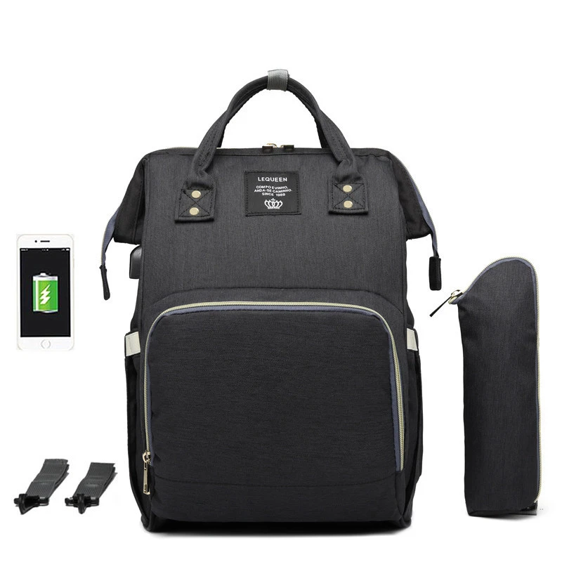 LEQUEEN Mummy Bag Multifunctional Large Capacity