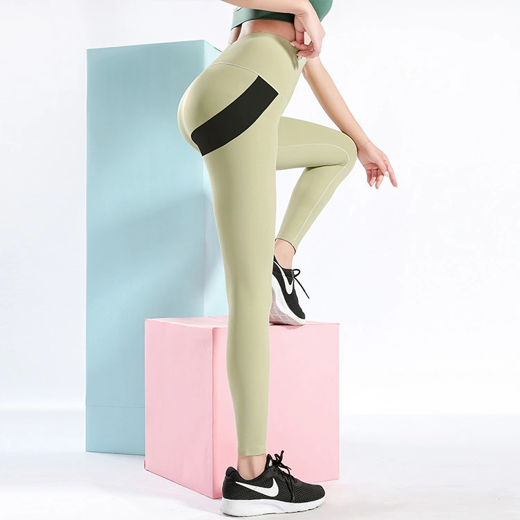 Sexy Heart Yoga Pants Women Patchwork Yoga Leggings Women 