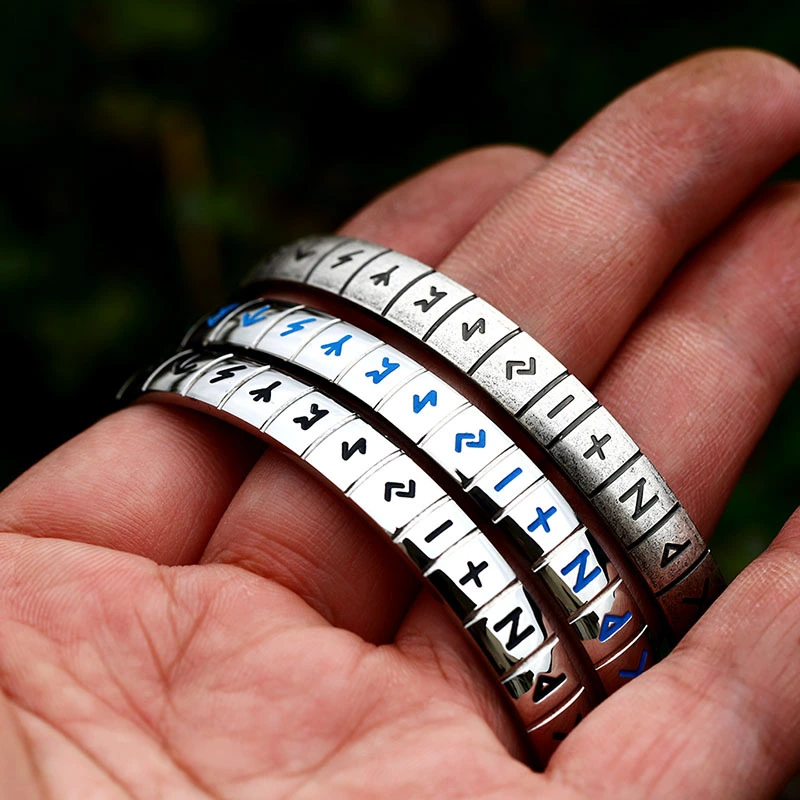 Fashion Stainless Steel Alphabet Bracelet