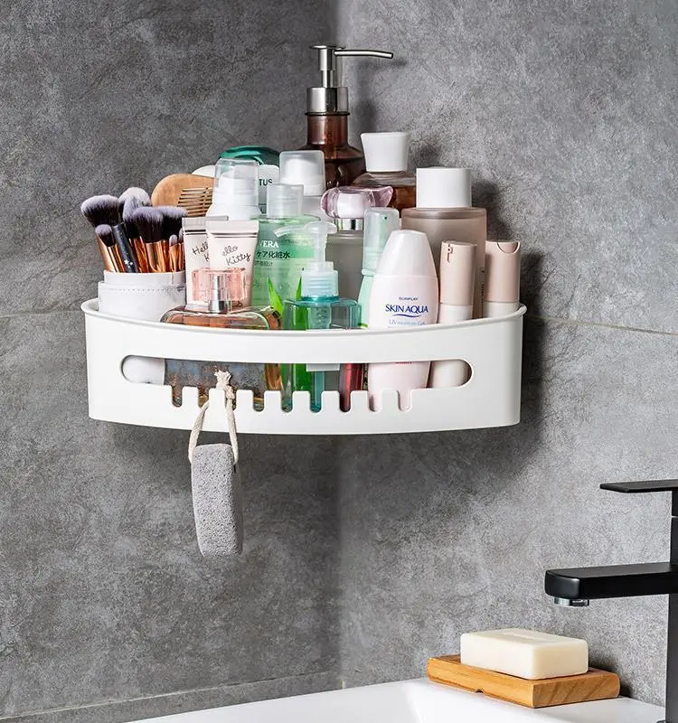 Toilet Bathroom Shelf Wall Hanging Free Punching