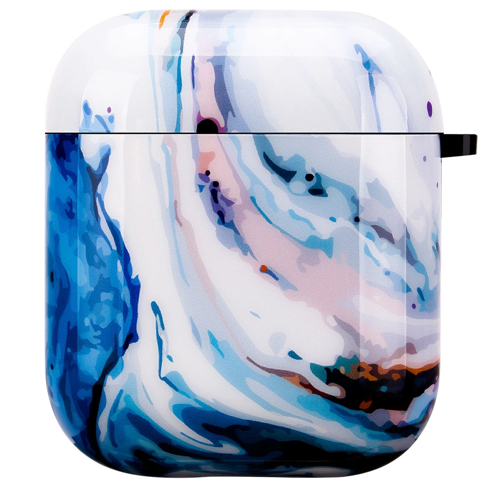 Compatible with Apple, Blue Marble All Inclusive Glossy Earphone Apple Wireless Earphone Protective Case