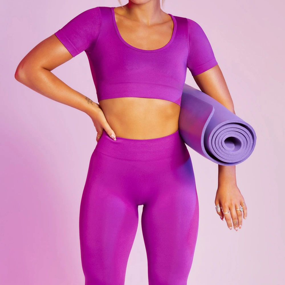Sports Suit Seamless Yoga Two Pieces