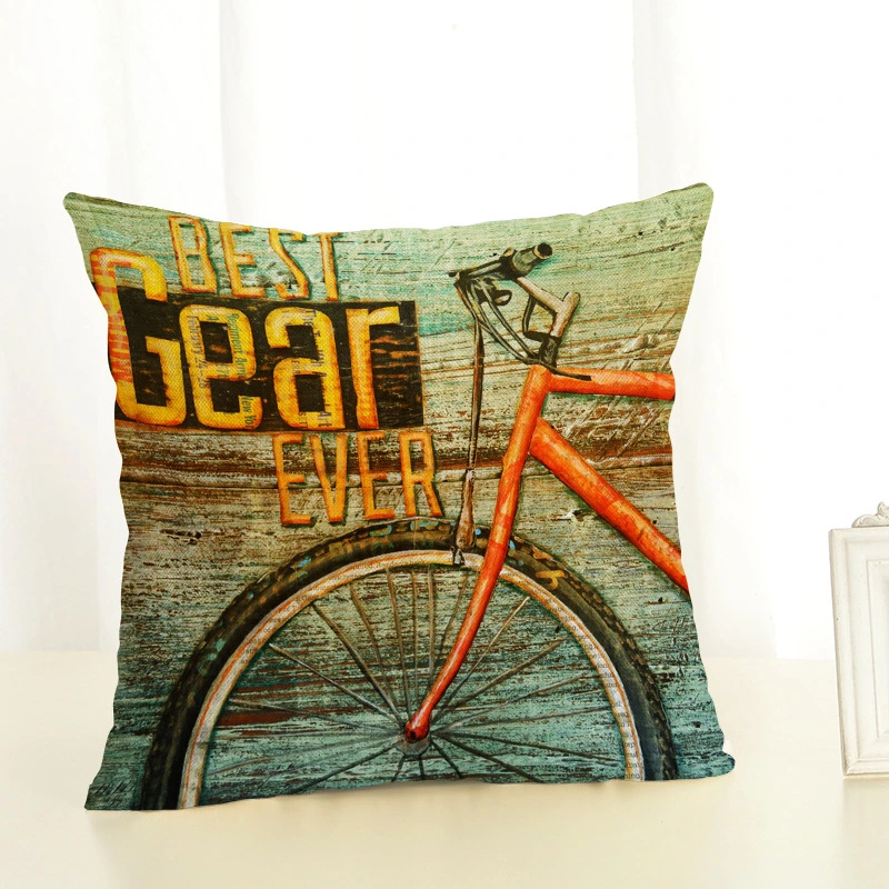 Digital Printing Cotton And Linen Pillow Cushion