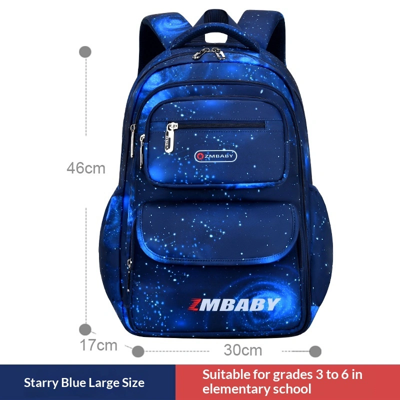 New Schoolbag For Primary School Students Male Side Refrigerator Open Large Capacity Children's Bags Grade
