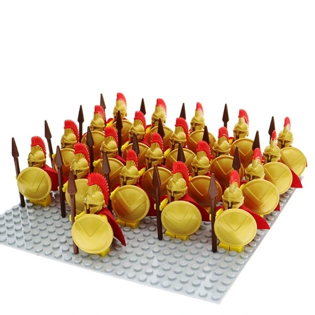 Roman Commander Cavalry Series Assembled Building Block Miniature Toys