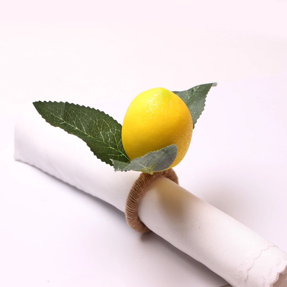 Cross-border Simulation Feel Lemon Napkin Ring