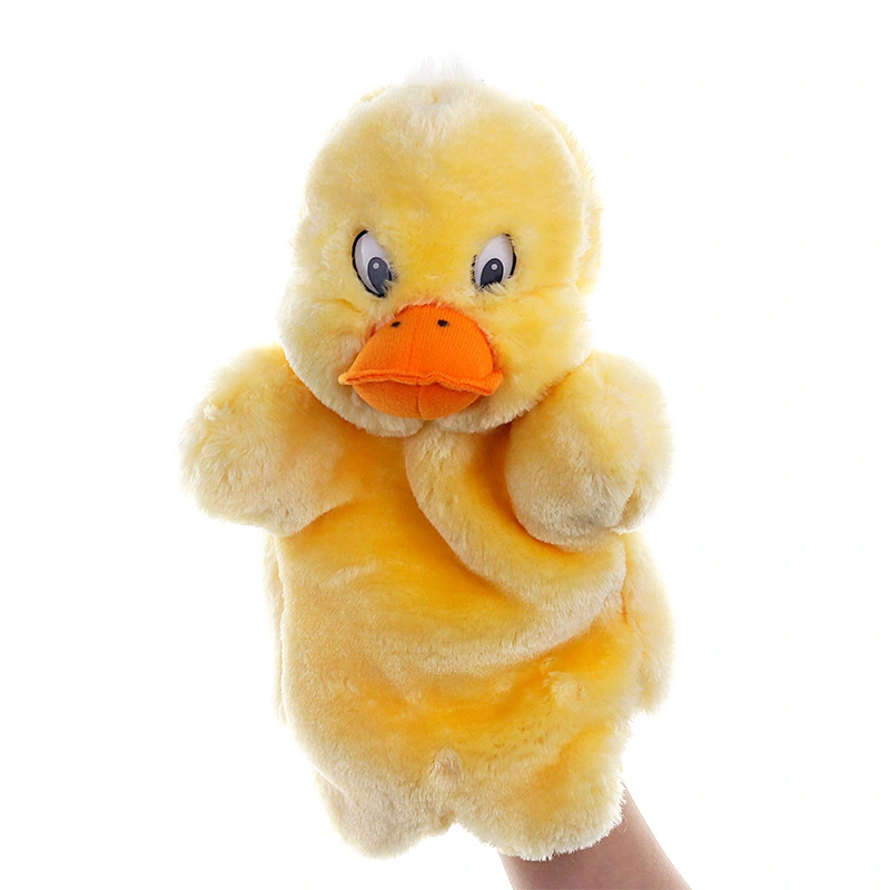 Fashion Plush Doll Animal Shape Duck Hand Puppet