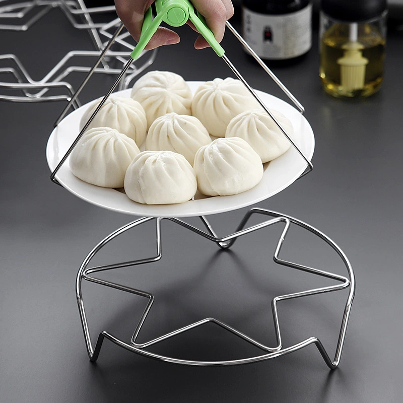 Multifunctional Kitchen Steaming Rack With High Feet