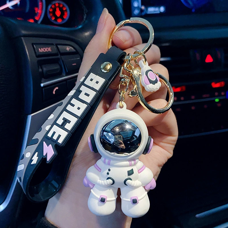 Cartoon Cool Astronaut Dripping Delicate Keychain