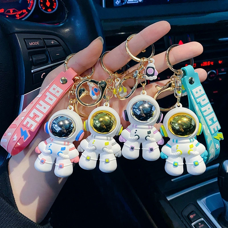 Cartoon Cool Astronaut Dripping Delicate Keychain