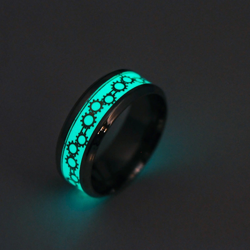 Fashion Light Gear Pattern Ring