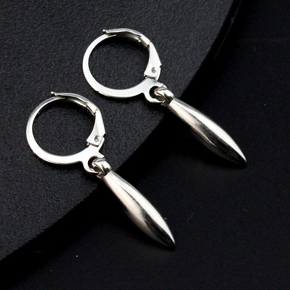 Girls' Fashion Silver Cone Eardrop Alloy